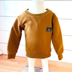 BinkyBro crew neck brown and blush sweater
